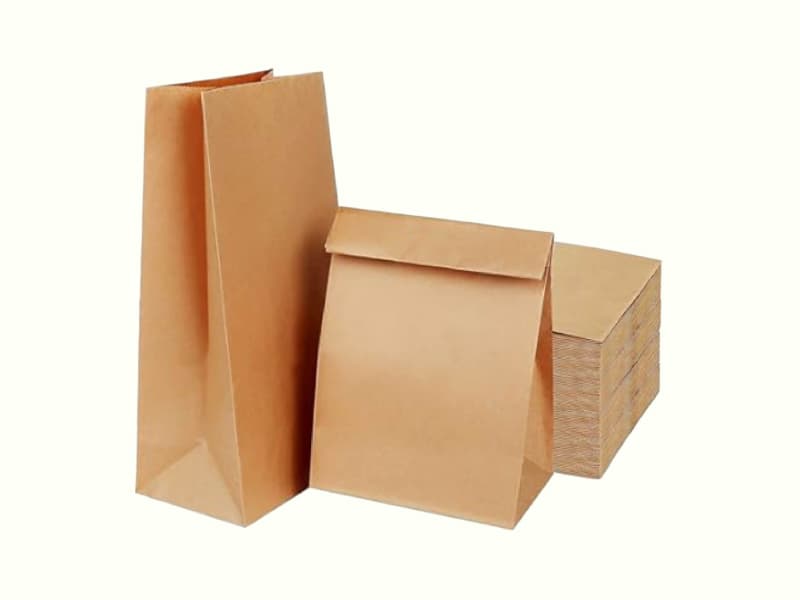 Flat/Square Bottom Brown Paper Bag | Food Grade 3
