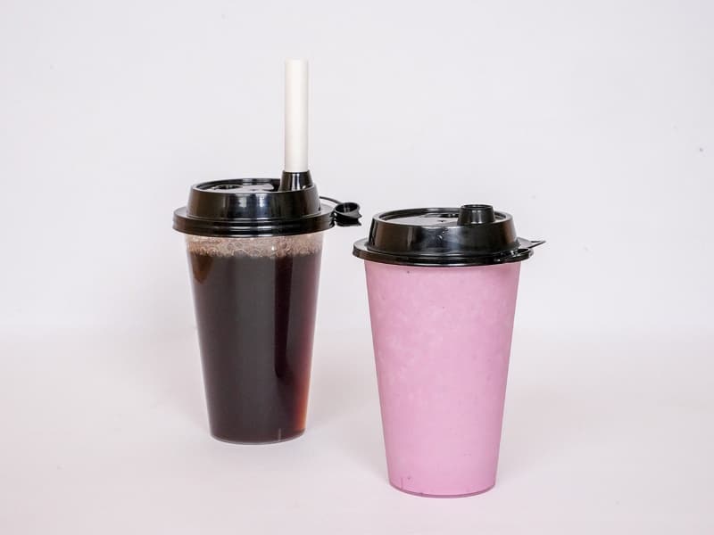 Reusable Sipper glass with Lid 2