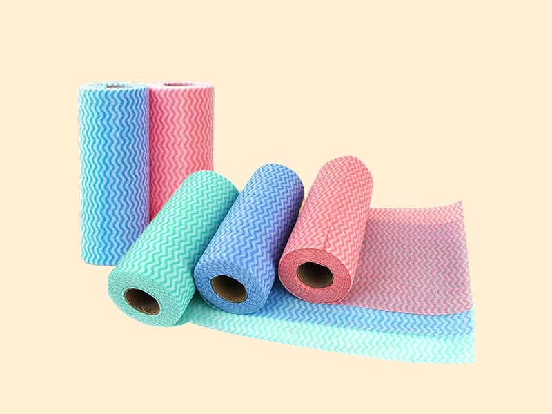 Multicolor Washable Kitchen Towel Roll (Non Woven) 2