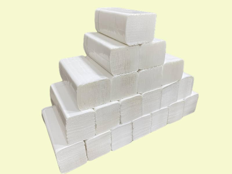 Hygienic M-fold Disposable Tissue Paper 1ply | 100 pulls 2