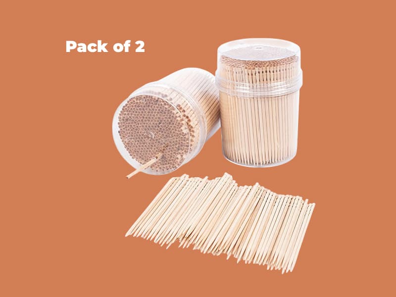 Wooden Toothpick Sticks for Food and Dental Use - 7cm