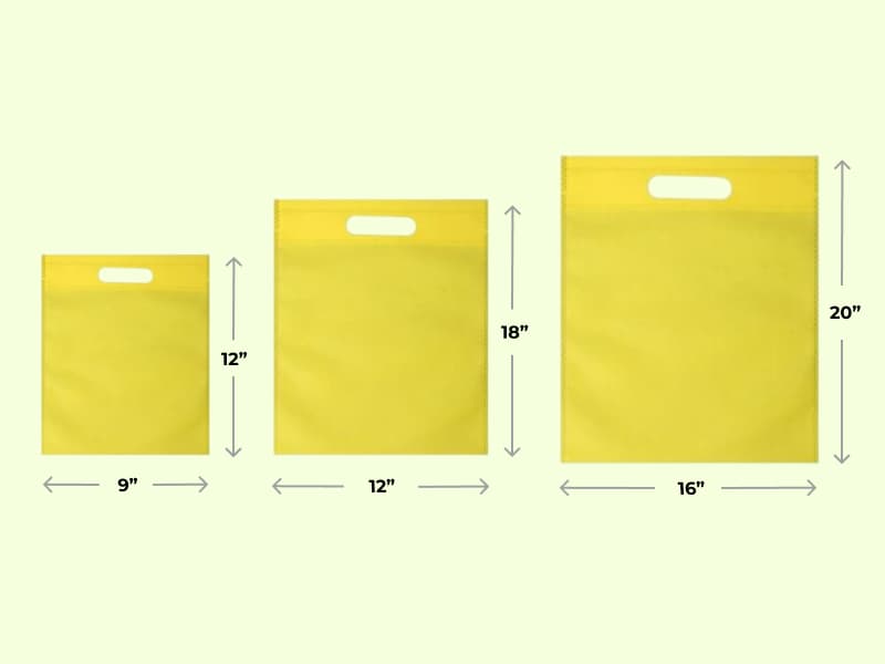 Non Woven Shopping Carry Bag D-Cut 2