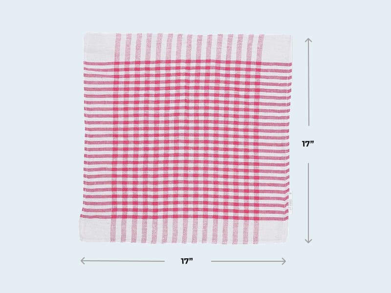 Cotton Check Duster for Multipurpose Cleaning - 17" x 17" 2