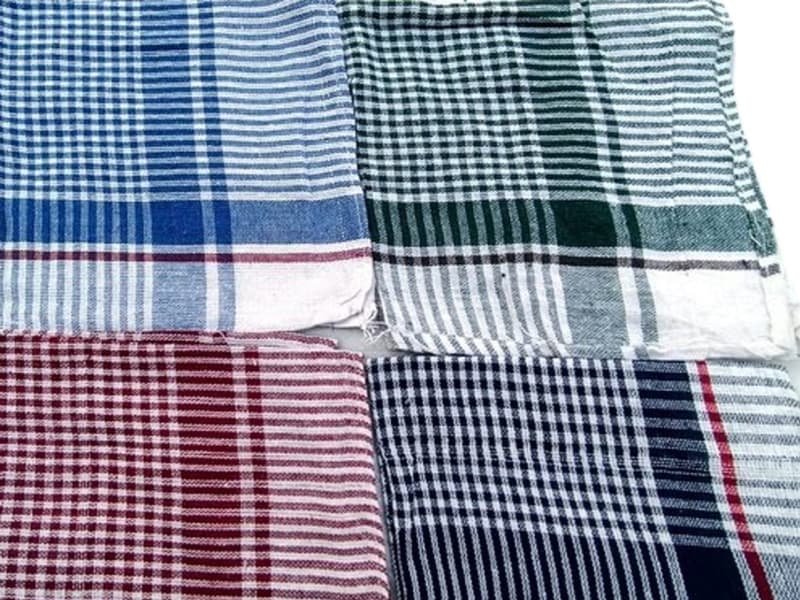 Cotton Check Duster for Multipurpose Cleaning - 17" x 17" 3