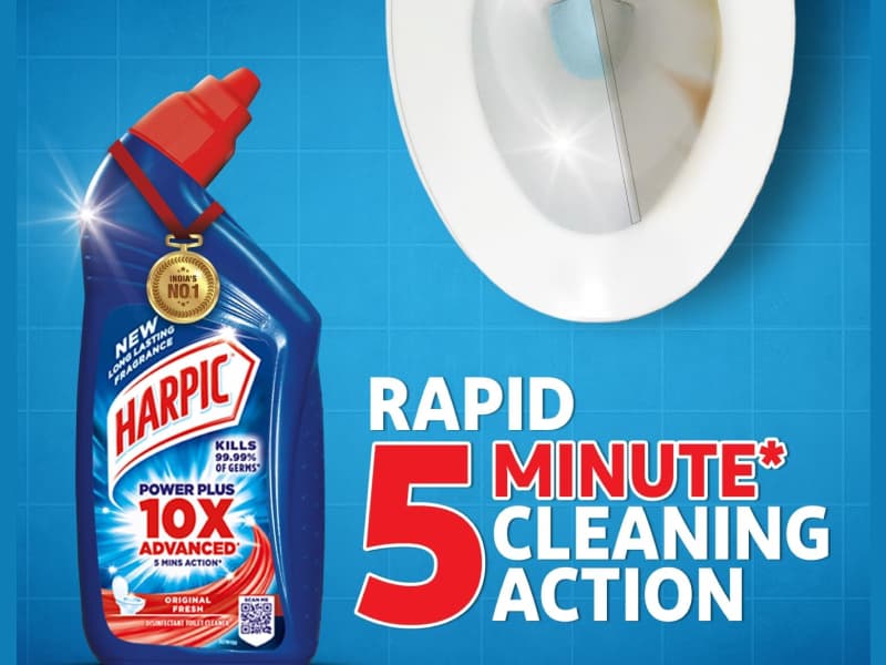 Harpic Power Plus Disinfectant Toilet Cleaner - 1L 2