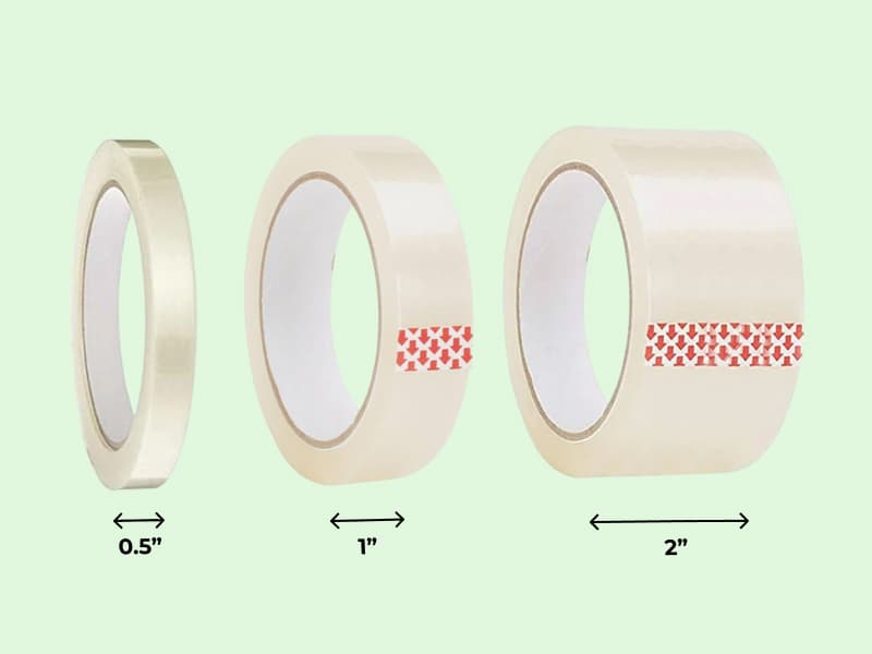 Transparent White Tape for Packing - 0.5inch | 1inch | 2inch 2