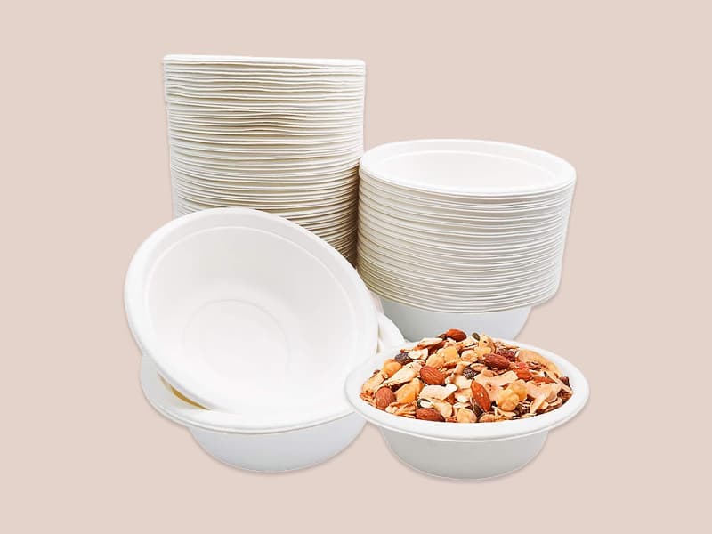 Bagasse/Sugarcane Round Pulp Bowls - 180ml