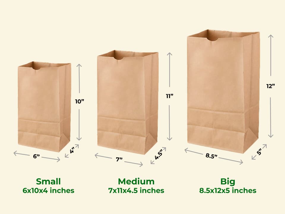 Flat Bottom Brown Paper Bag | SOS Paper bag | Paper Lifafa Wholesale 2
