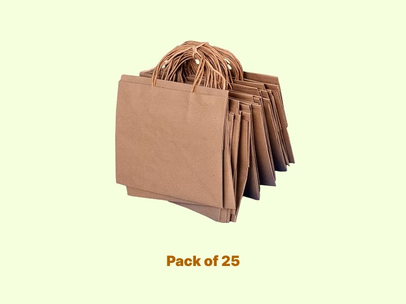 Brown Paper Carry Bag for Cake Boxes - 0.5kg | 1kg