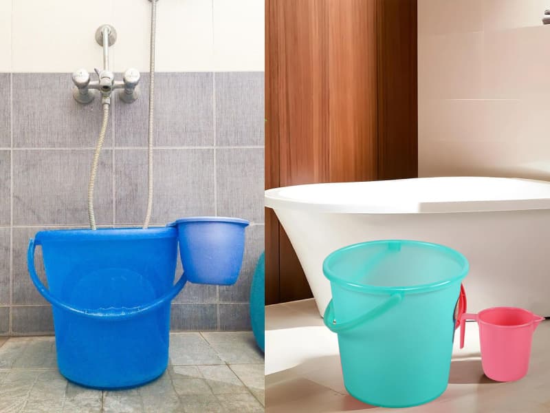 Durable Plastic Water Bucket for Bathroom - 16 Litre 2