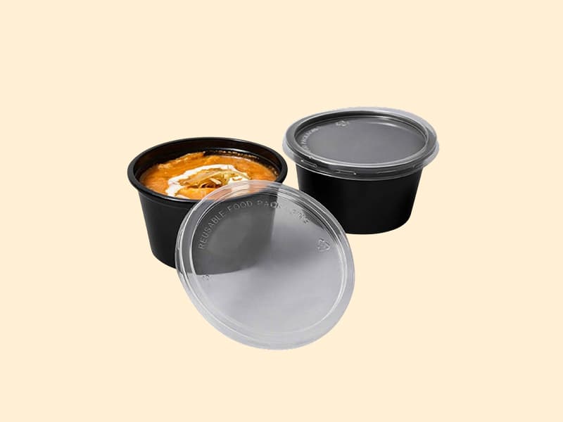 Round Food Packing Container - Medium (250ml | 300ml | 500ml)