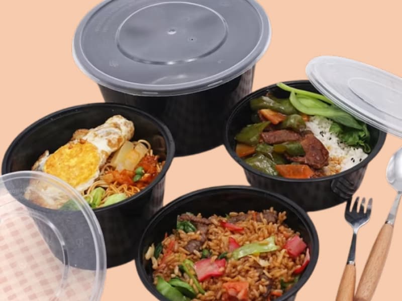 Round Food Packing Container - Medium (250ml | 300ml | 500ml) 2