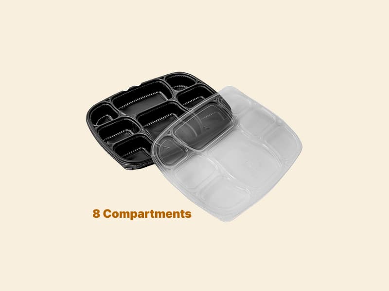Packing Meal Tray - 8 Compartments (8CP)
