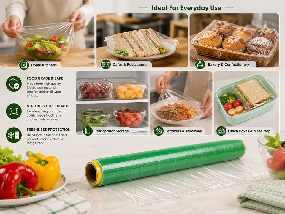 Food Wrapping Cling Film Roll 30 Meter 3