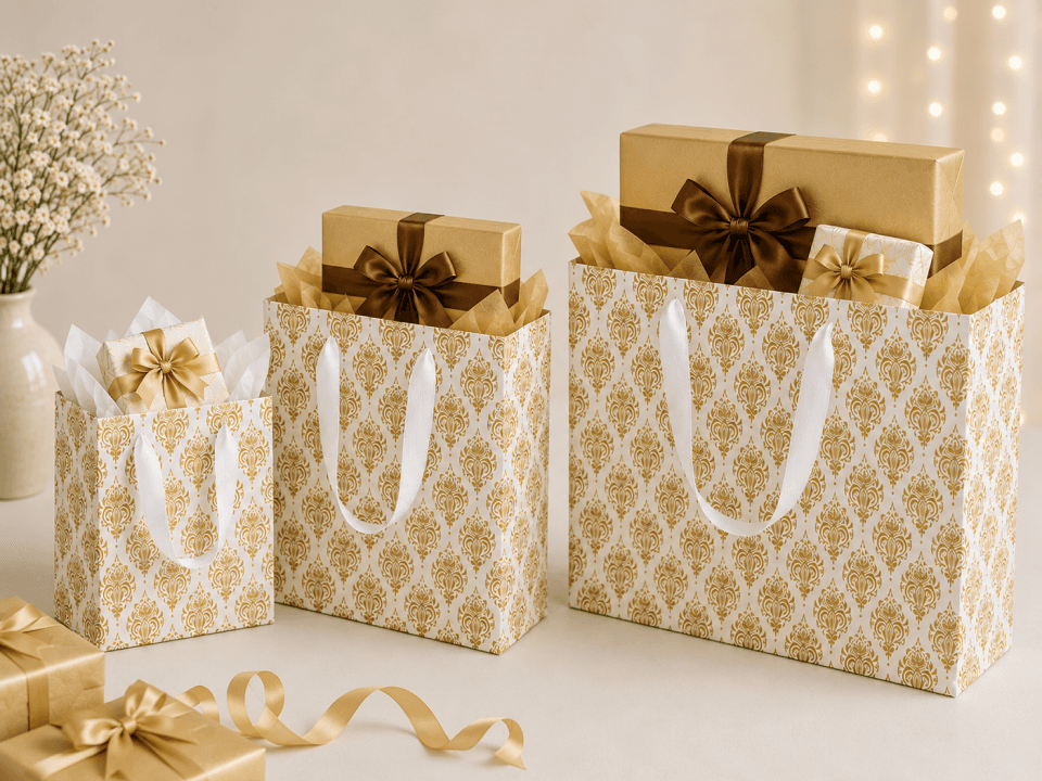 Fancy Gift Carry Bags Laminated - Small | Medium | Big size 4
