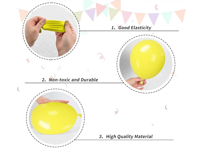 Single Colour Metallic Party Balloons - Pack of 25 2